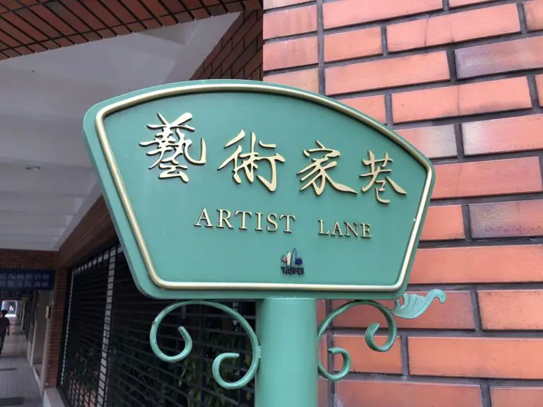 Taipei Street Sign