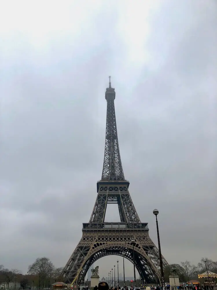 Paris Eiffel Tower from Trocadero