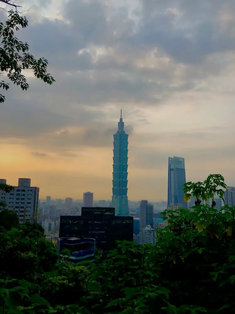 Taipei 101 from Elephant Hill