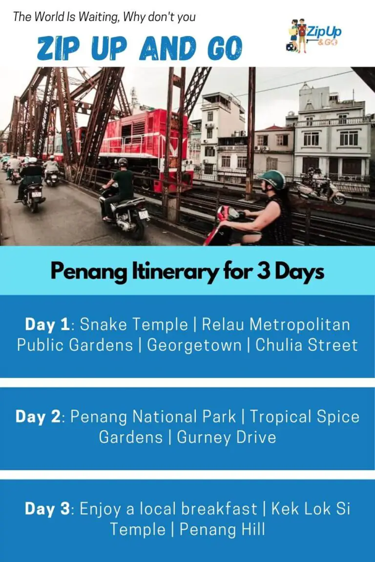 3 days penang itinerary overview