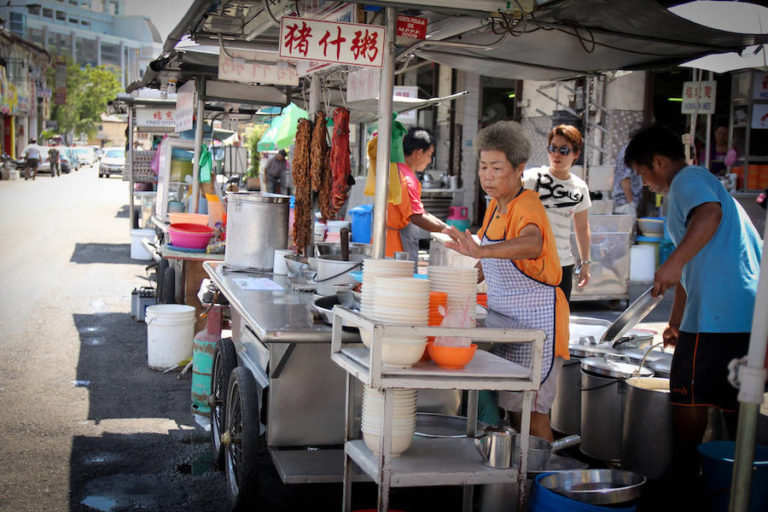 penang itinerary street food