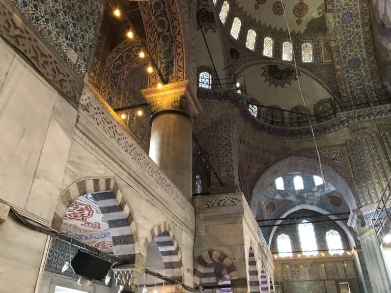 Blue Mosque Interior Touristanbul Review