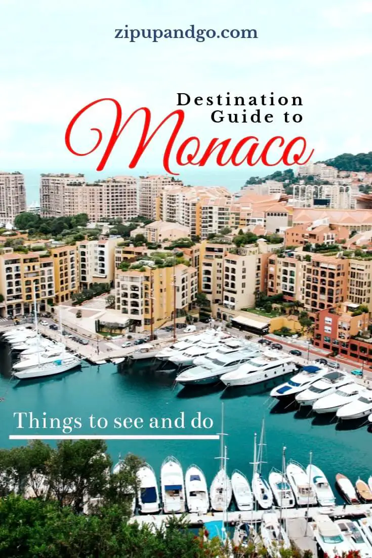 Monaco Travel Destination Guide Pin 1