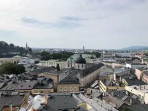 View from Kapuzinerberg Vienna to Salzburg day trip