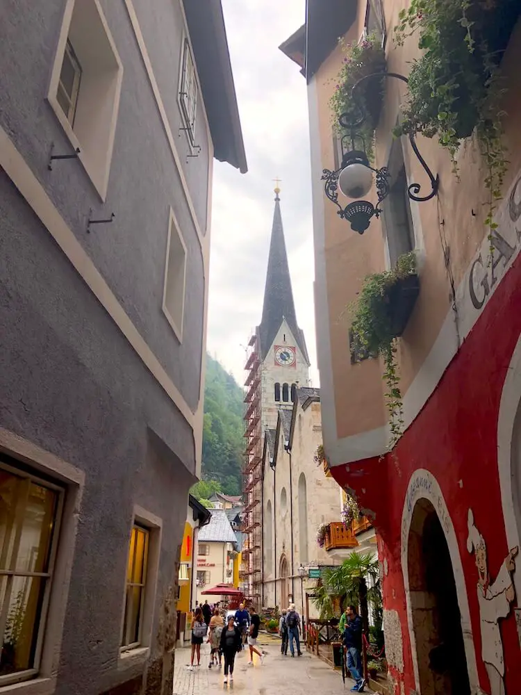 Day trip from Salzburg to Hallstatt View of Clock Tower