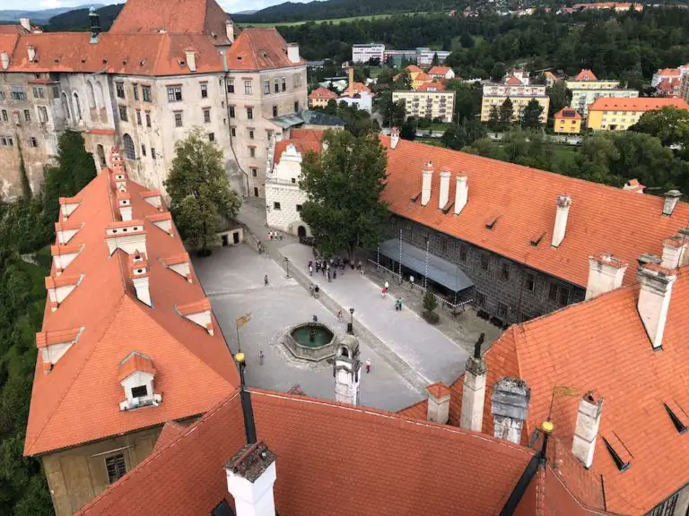 Courtyard Castle Cesky Krumlov