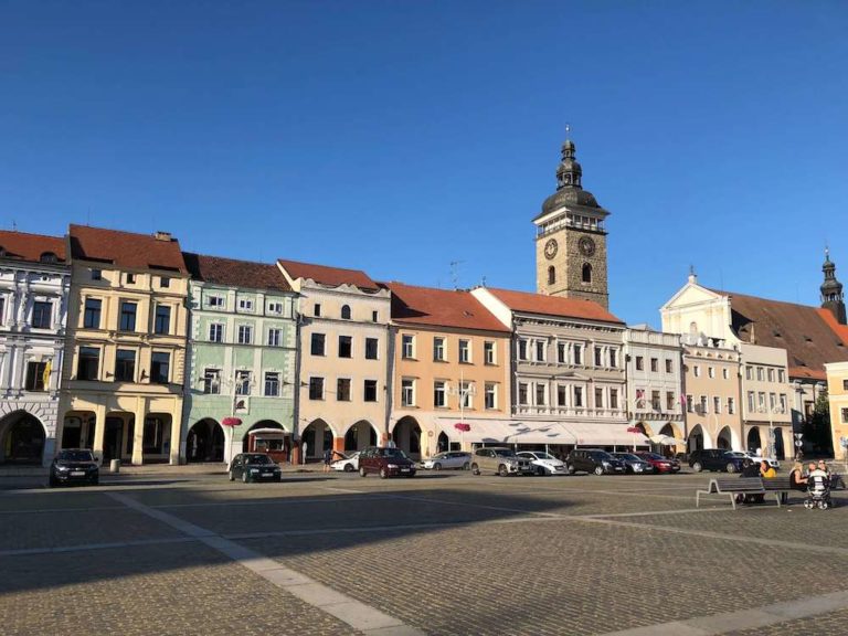 ceske budejovice old town square