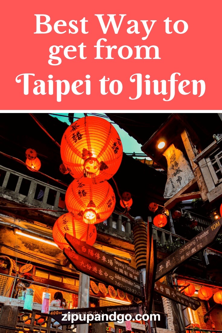 Best Way to get from Taipei to Jiufen pin 1