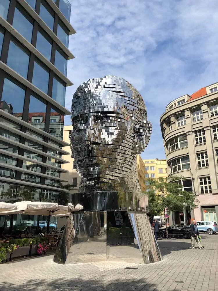 Franz Kafka Head Sculpture Prague