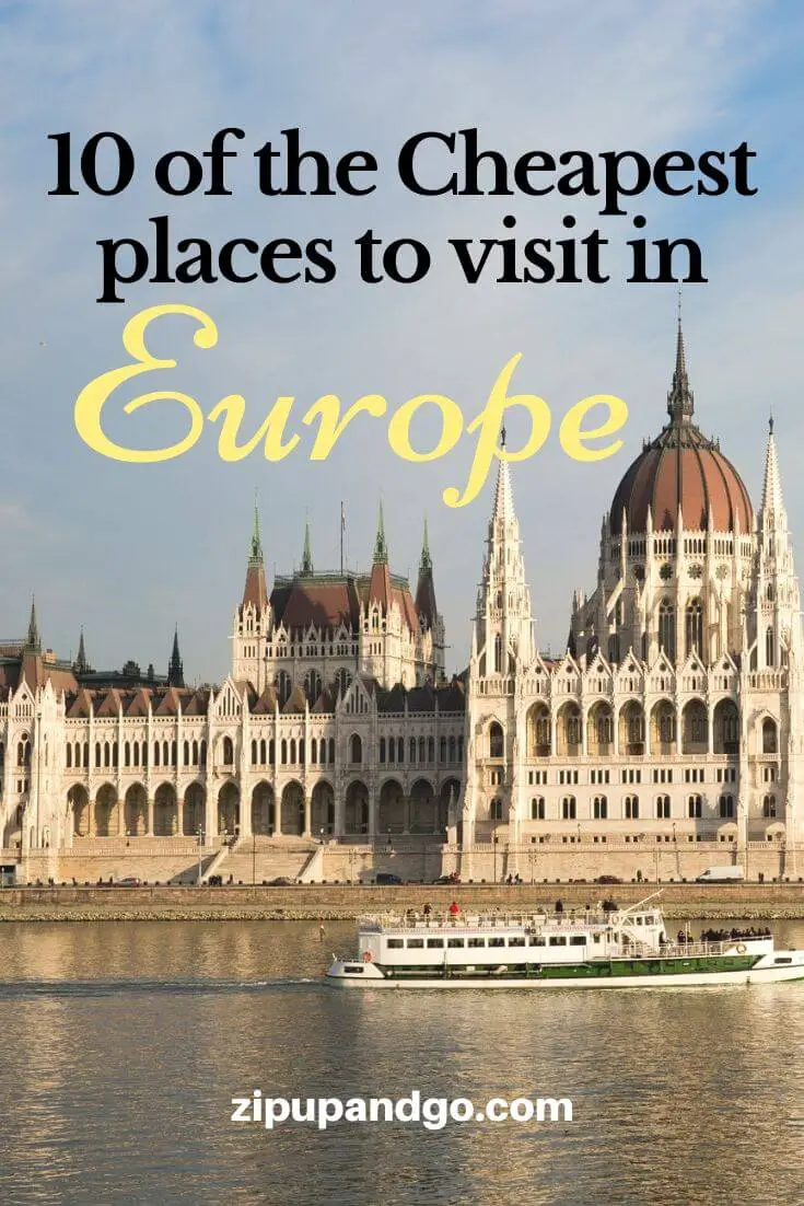 10 of the Cheapest places to visit in Europe Pin 2