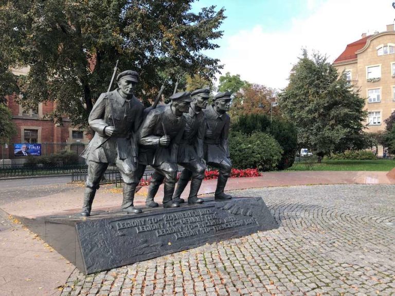 statue in krakow