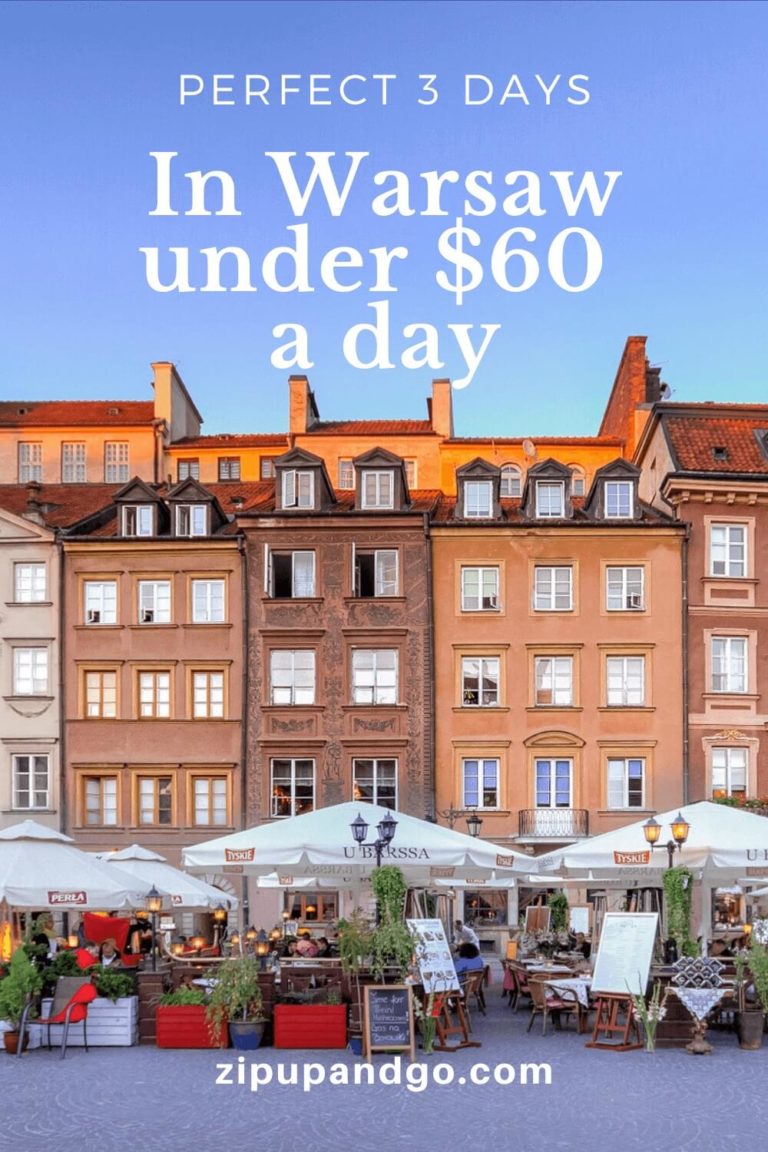 Perfect 3 Days in Warsaw Under $60 a day Pin 1