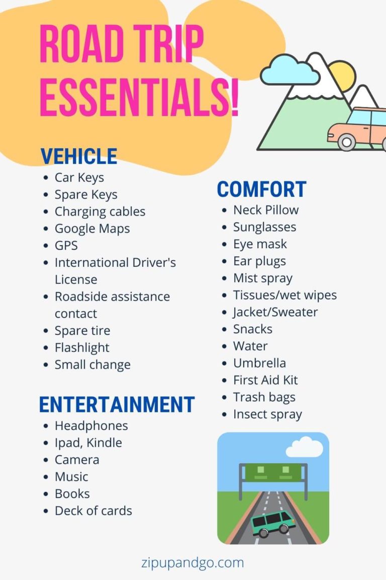 Road trip essentials for kids: packing list + advice on how to stay sane