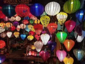 colourful lanterns in hoi an