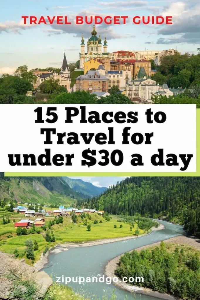 15 Places to Travel under $30 a Day pin 2