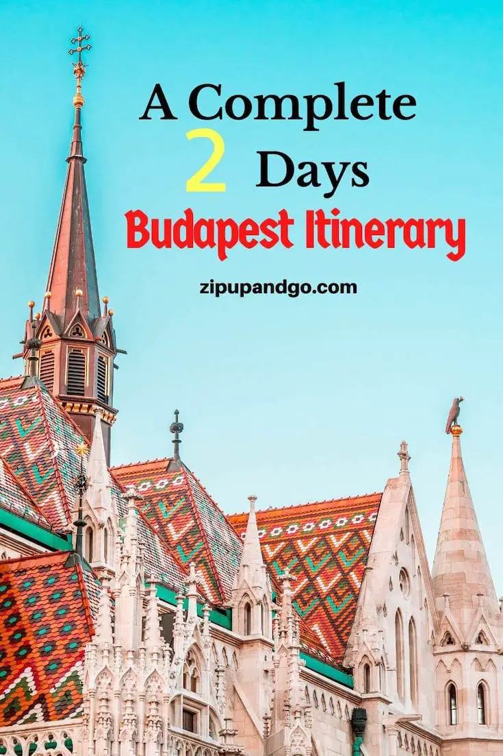 A Complete 2 Days Budapest Itinerary pin 2
