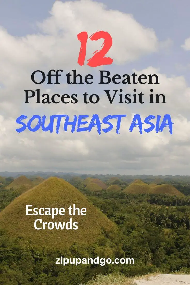 12 Off the Beaten Places to Visit in Southeast Asia pin 1