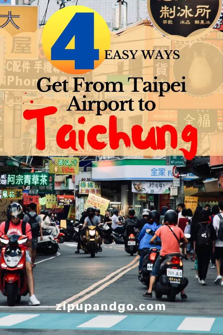 4 Easy ways to get from Taipei Airport to Taichung (1)