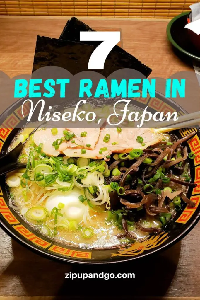 7 Best Ramen in Niseko Japan pin 1