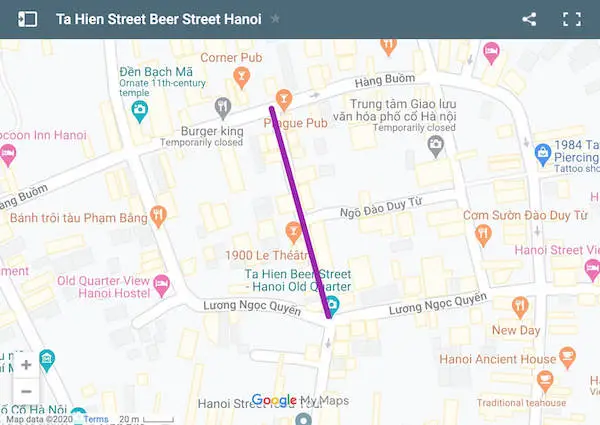 beer street hanoi google maps