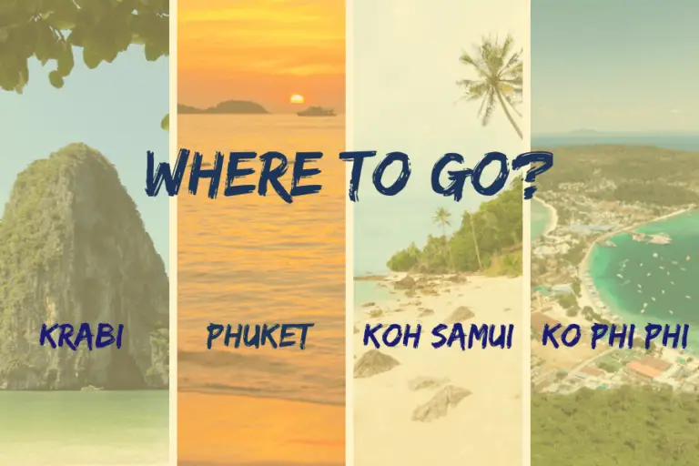 Phuket vs Krabi vs Koh Samui vs Phi Phi Island featured image
